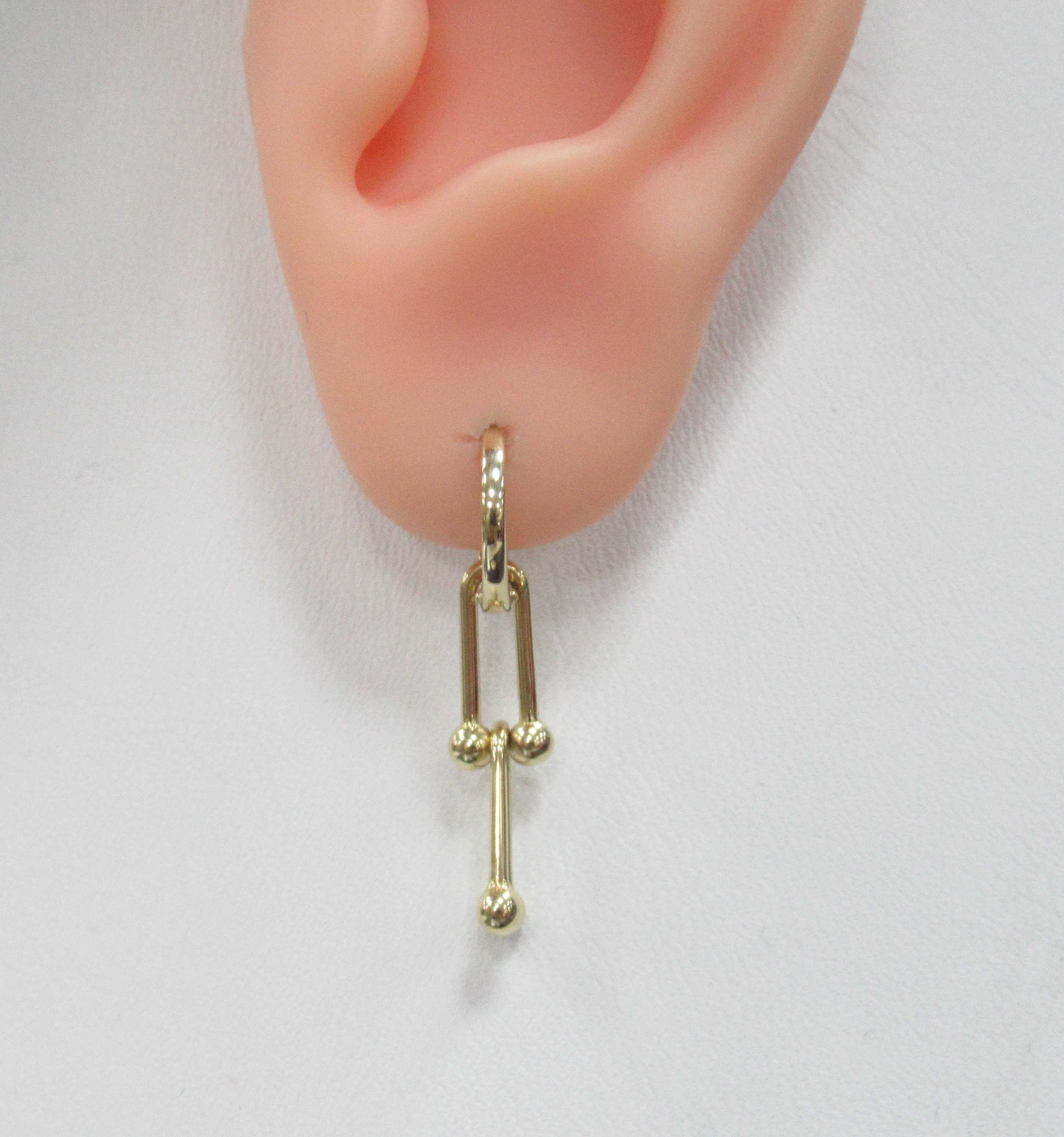 Серьги из желтого золота